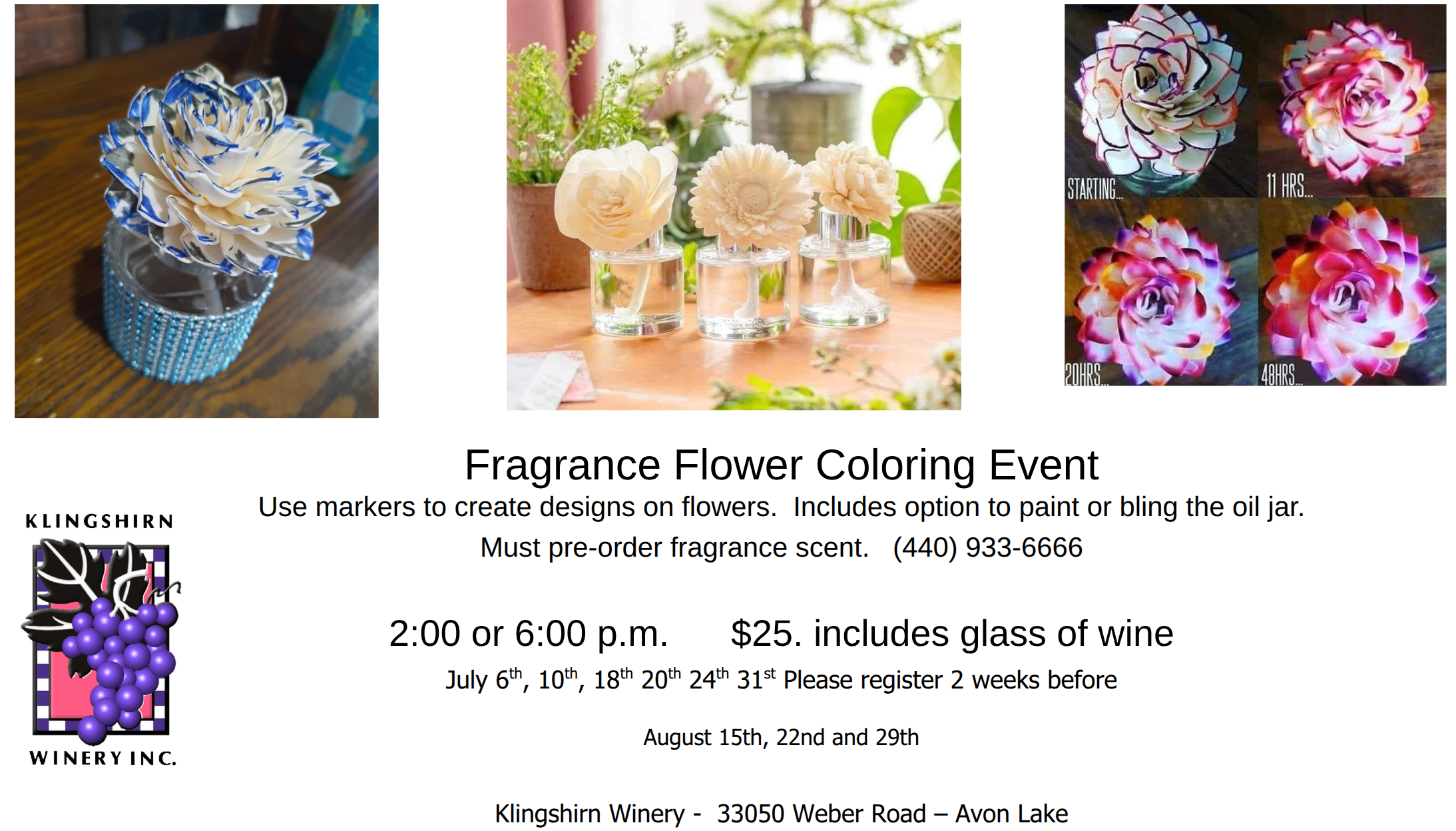 Collage image promoting the 2026 flower coloring