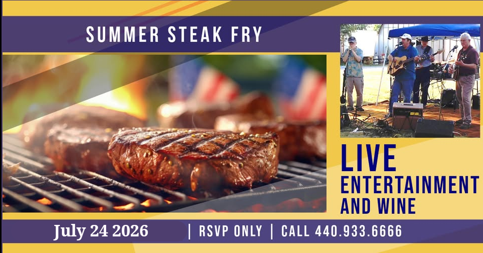 Collage image promoting the 2026 steak fry