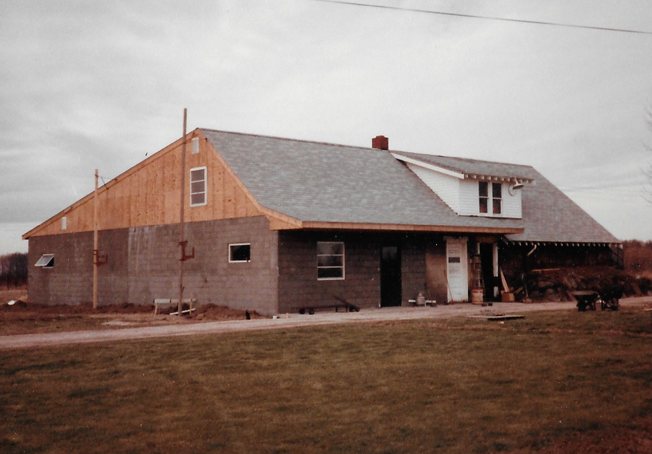 Winery addition in 1978
